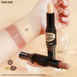 ♦️ของแท้·ส่งด่วน·ถูก♦️Sivanna Super Cover Evolution Wonder Stick #HF626 : ซิวานน่า ไฮไลท์ คอนทัว แบบแท่ง x 1 ชิ้น dayse