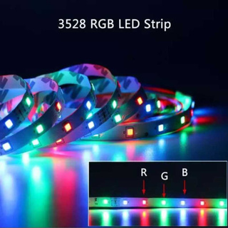 iRemax LED Strip light ชุดไฟ LED รุ่น 2835 / 3528 / 5050 RGB ชนิดสลับสี พร้อมรีโมทย์ และAdapter 24W 5 เมตร