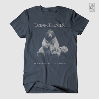 เสื้อยืดวงดนตรี / เสื้อยืด DREAM THEATER / เสื้อเชิ้ตสีเทาเข้ม / เสื้อผ้าสีเทาในฝัน / เสื้อผ้าเพลงร็อค / รุ่น MONOS-5XL