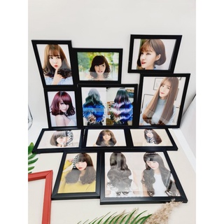 เซ็ตรูปตกแต่งร้าน กรอบสีดำ 11 รูป เเบบซาลอน set 5