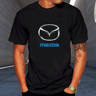 T-shirt  Sjhja เสื้อยืดลําลอง แขนสั้น พิมพ์ลายโลโก้ Mazda 3 Bk Mps V2 Mazda 3 Mps Bk FatherS Day สําหรับผู้ชายS-5XL