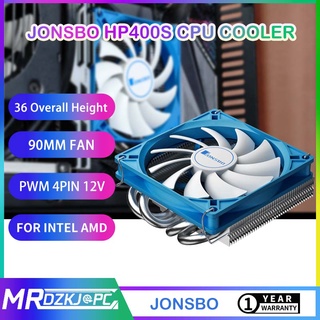 Jonsbo HP400S Push down CPU Cooler PC เคสคอมพิวเตอร์ 90 มม. พัดลม