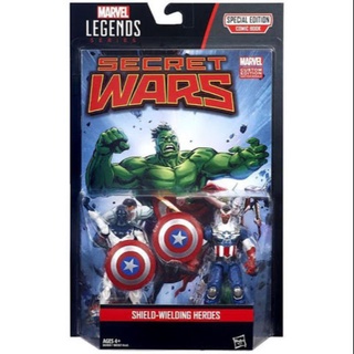 Marvel Legends Secret Wars Shield Wielding Astro &amp; Sam Wilson 3.75"Figure สินค้าใหม่ลิขสิทธิ์