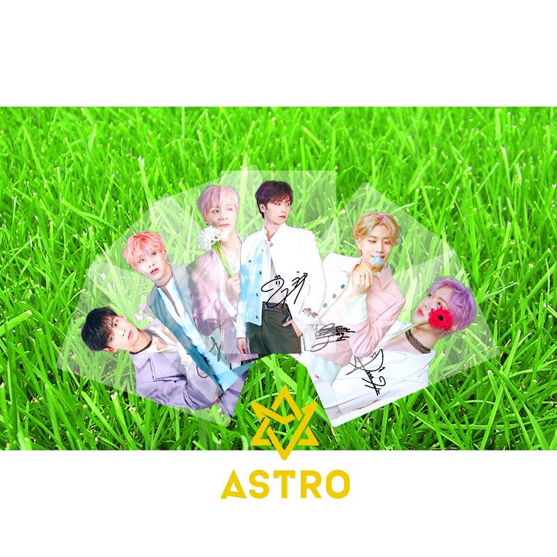 การ์ดโฟโต้การ์ดวง Astro All Light Pvc ใส Hd 6 /ชุด