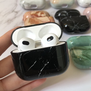 ซื้อ 3 ฟรี 1 เคสAirpods 3 สติ๊กเกอร์ฟิล์มกันฝุ่น AirPods ใหม่ 3 เคสหูฟังเคลือบเงาหินอ่อน
