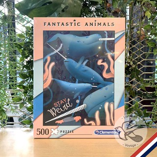 [Jigsaw จิ๊กซอว์] Fantastic Animals: Narwhal - 500 pcs (35070)