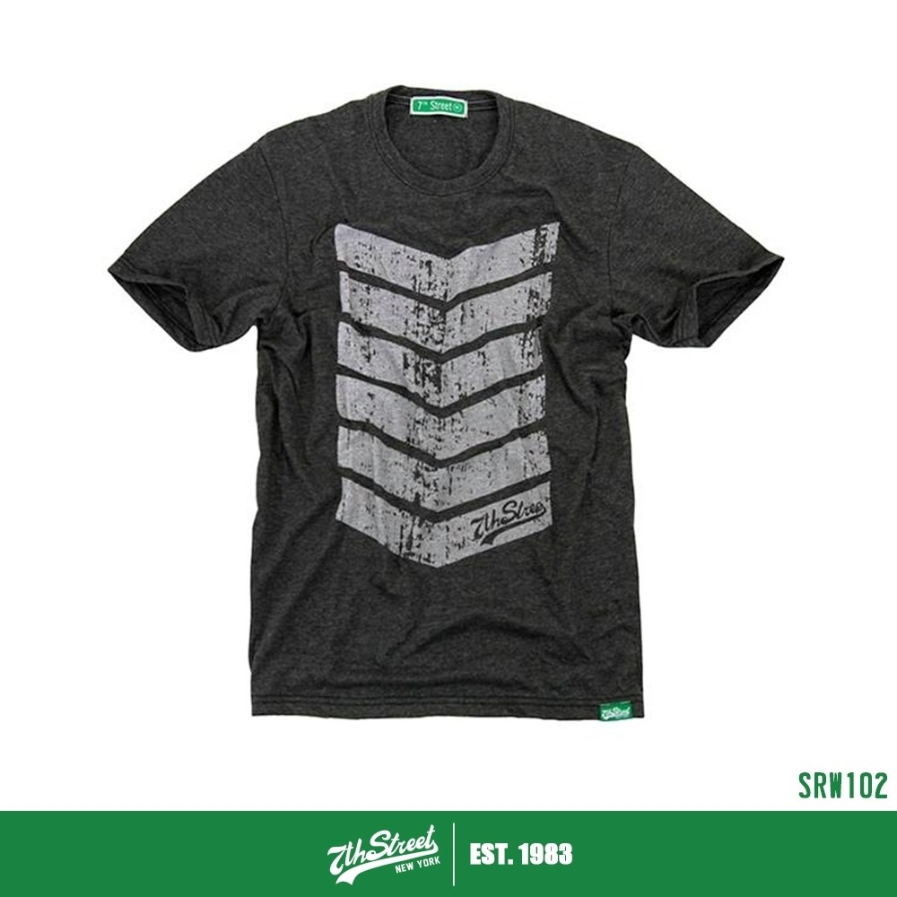 7th Street เสื้อยืดเซเว่นสตรีท 7th Street V (สีทอปดำ Top Black) SRW102