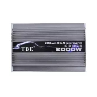 TBE Inverter 2000 Watt ตัวแปลงกระแสไฟฟ้าในรถให้เป็นไฟบ้าน (Silver)