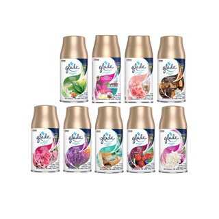 พร้อมส่ง 10กลิ่น **มาใหม่2กลิ่นต้องลองหอมมาก** glade outomatic sprey refill ขนาด175g.มีขายส่งในร้าน