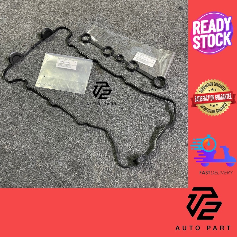 T2 NISSAN SERENA 2.0 C23 C24 SR20DE ฝาครอบวาล์ว GASKET SET 13270-53J05 13271-2J201