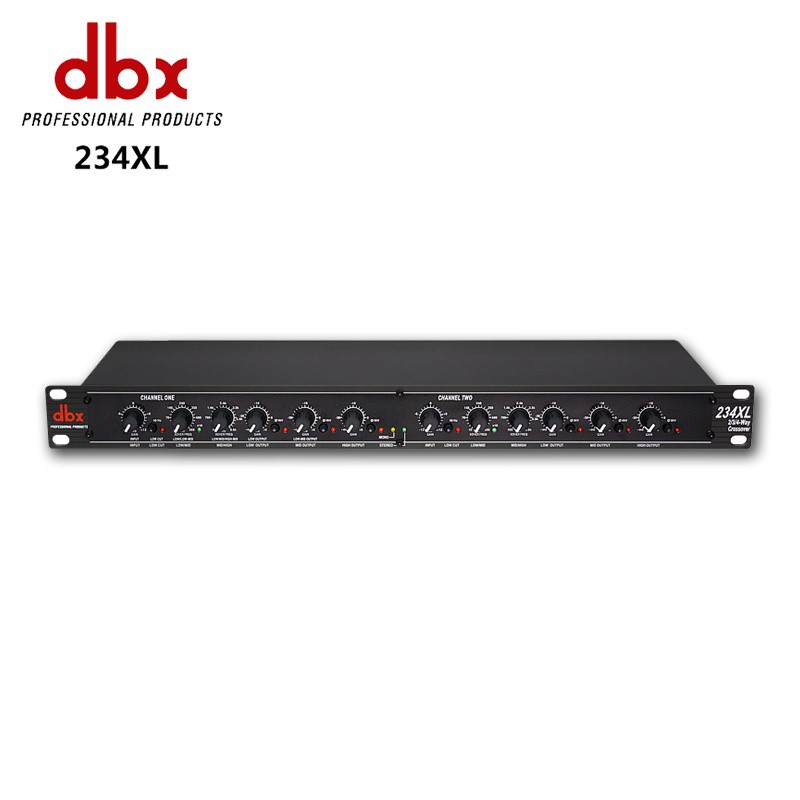 【ของแท้】DBX 223XL/234XL ตัวแบ่ง 2/3 ตัวแบ่งความถี่อิเล็กทรอนิกส์ ปรับสูงต่ำได้ เครื่องเสียงบาร์ประสิ