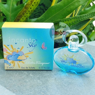 กลิ่นสดชื่น หอมสดใส 🥰 น้ำหอม Salvatore ferragamo Incanto Sky edt. ขนาดทดลอง ของแท้ 100%