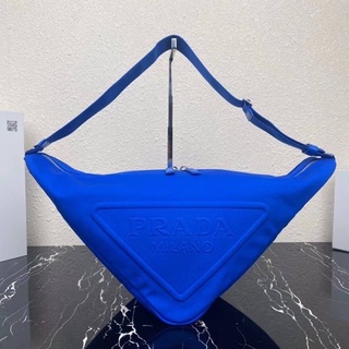 P / R / A / D / A TRIANGLE CANVAS BAG