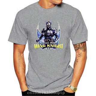 [S-5XL]เสื้อยืดลําลอง แขนสั้น พิมพ์ลาย Ka Rider Wing Knight V1 Serial Tv สีขาว สีดํา สําหรับผู้ชาย วัยกลางคน S-3 272093