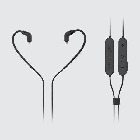 BEHRINGER BT251-BK Bluetooth* Wireless Adapter for In-Ear Monitors with MMCX Connectors Product Feat