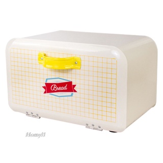 [HOMYL1] Large Bread Box Space-Saving Hold 2+ Loaves Holder for Counter Bread Loaf