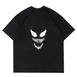 T-shirt เสื้อยืด ลาย Venom VINTAGE| เสื้อยืด พิมพ์ลายการ์ตูนมาร์เวล ซีน่อม | เสื้อยืด สีดํา สําหรับผู้ชาย S-5XL