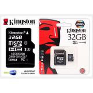 Kingston Memory Micro SD Card Class 10 32GB with Adapter