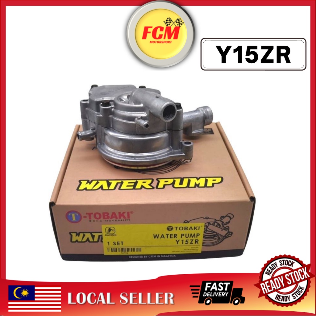 ปั๊มน้ํา TOBAKI Y15ZR/FZ150 TOBAKI Racing Waterpump สําหรับ Y15ZR/FZ150