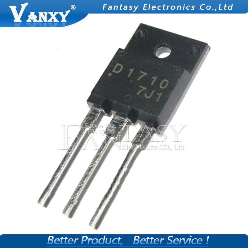 5pcs D1710 TO-3PF 2SD1710 TO-3P 2SD1710C-CTV-YB new original