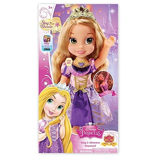 Disney Princess Sing and Shimmer Toddler Doll - Rapunzel ตุ๊กตาเจ้าหญิงดิสนีย์ ร้องเพลง และชิมเมอร์ สําหรับเด็กวัยหัดเดิน - Rapunzel