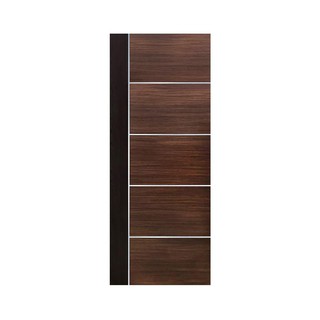 ประตูภายใน ประตูภายในHPL ECO-DOOR 5IO 80x200 ซม. สีโอ๊ค ประตู วงกบ ประตู หน้าต่าง HPL 80X200 CM OAK 5IO DOOR