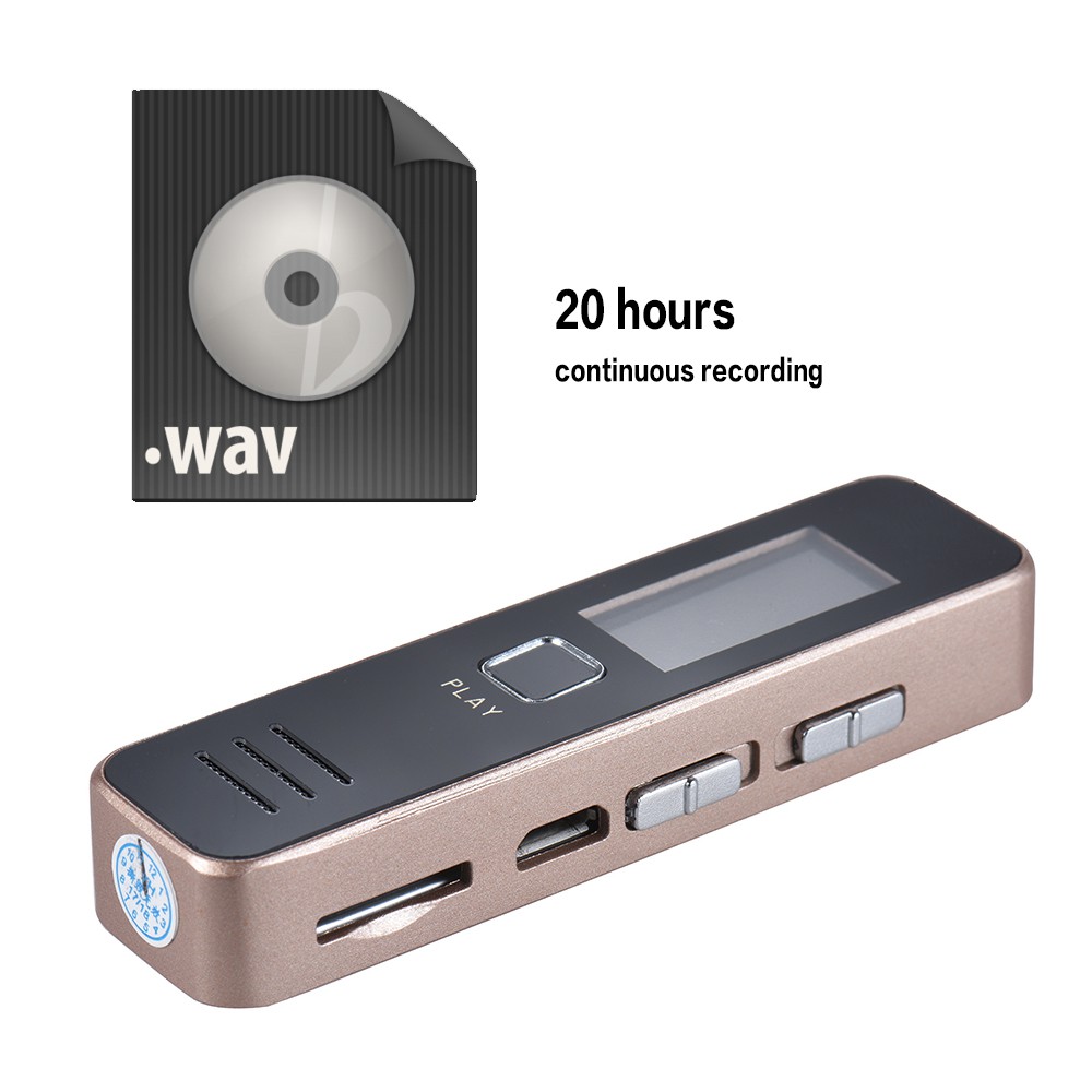 Digital Voice Recorder Audio Dictaphone MP3 Player USB Flash Disk for ...