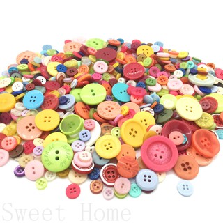 660pcs Mixed Color Buttons Resin Kindergarten Handmade Button Set Children DIY Crafts CHSG