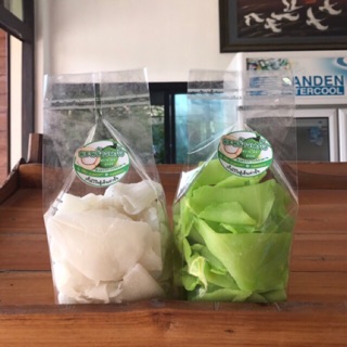 มะพร้าวแก้วเกรด🅱️ 1 โล หวานน้อย มันมาก อร่อย กรุปกรอบ