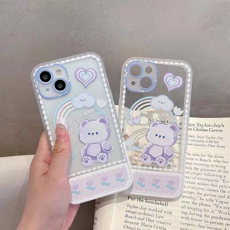 เคสโทรศัพท์มือถือซิลิโคน TPU ใส แบบนิ่ม กันกระแทก มีป็อบอัพ สําหรับ iPhone 13 12 Pro Max 11 XS XR X 8 7 6S Plus