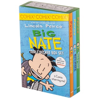 สั่งเลย หนังสือมือ1! BIG NATE: TRIPLE DECKER BOX SET (FIRST 3 BOOKS) (WHAT COULD POSSIBLY GO WRONG? A