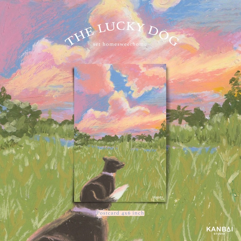 KANBAI_Postcard The Lucky Dog