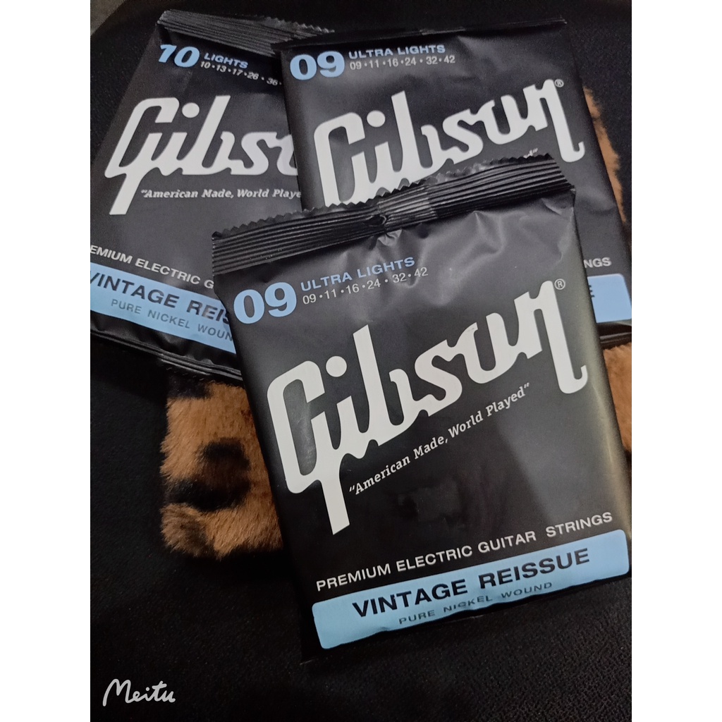 สายกีตาร์ไฟฟ้า Gibson Gibson Tali Gitar Elektrik Gibson Strings