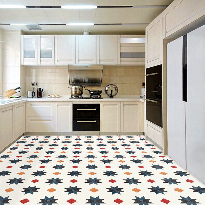 สติกเกอร์ติดพื้น wallpaper วอลเปเปอร์ติดพื้น ของตกแต่งบ้าน ติดเองได้ไม่ต้องง้อช่าง รหัส 60*3-C8