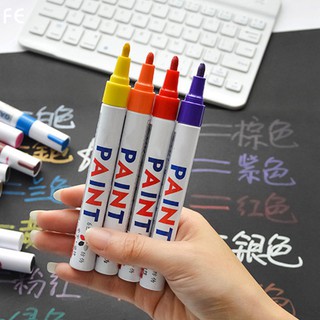 ปากกามาร์กเกอร์สีดำกันน้ำ 10 สี