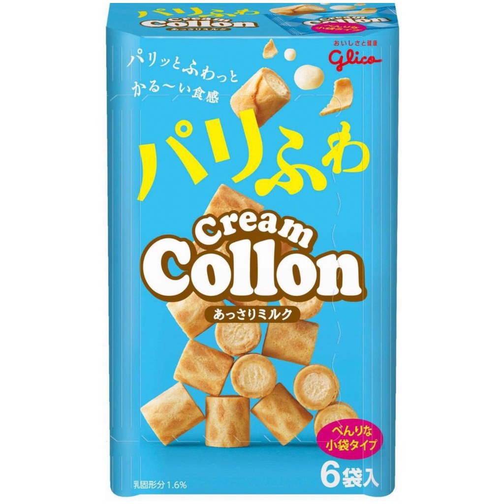 Glico Collon Cream โคลอนญี่ปุ่น💓 #ขนมญี่ปุ่น #โคลอน #Glico
