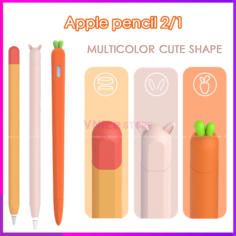 เข้ากันได้สำหรับ compatible for Apple Pencil 2 1 เคสปากกา Case  ปลอกสำหรับ iPad Pencil เคสปากกาไอแพด