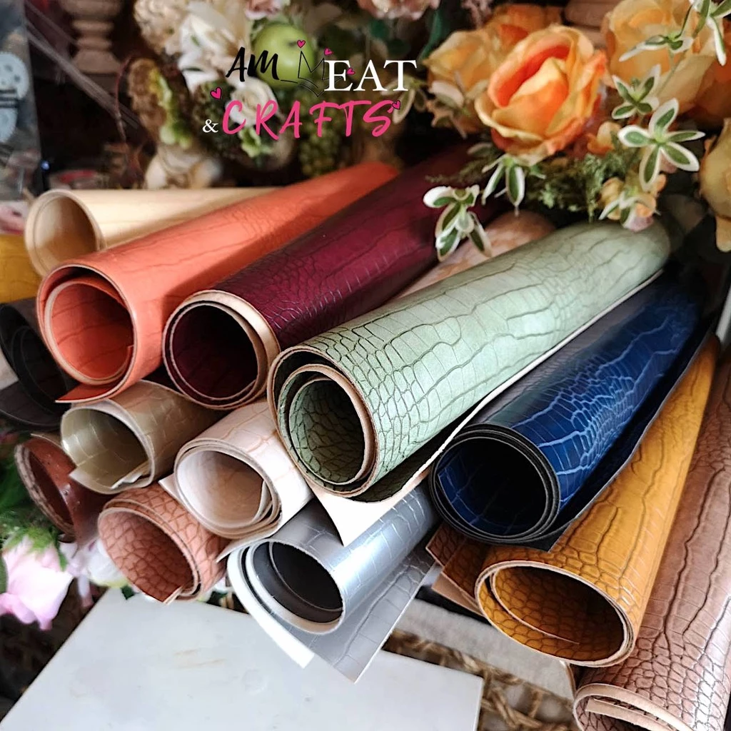 หนังแผ่น หนังเทียม ลาย หน้าเดียว หนัง ผ้าหนังเทียม PU Leather Fabric material