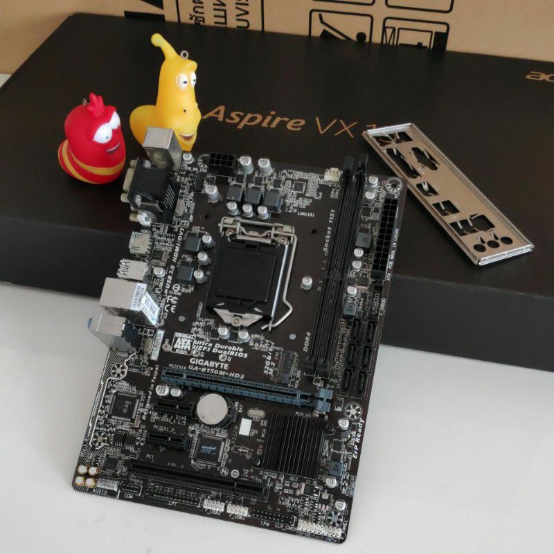 เมนบอร์ด 1151 Mainboard GIGABYTE  B150M-HD3 DDR4 , M2 32GB •`