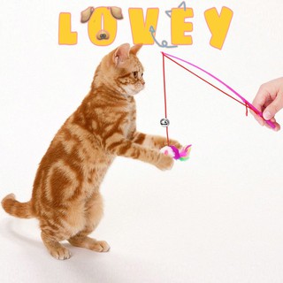 🐾lovey🐾 ไม้ตกแมว ของเล่น สำหรับสัตว์เลี้ยง