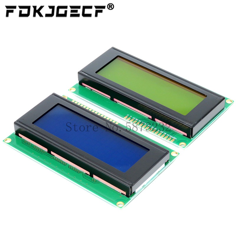 LCD2004 IIC/I2C จอแสดงผล LCD 2004 20X4 5V ตัวอักษรสีฟ้า/สีเขียวหน้าจอ Backlight LCD2004 IIC I2C สําห