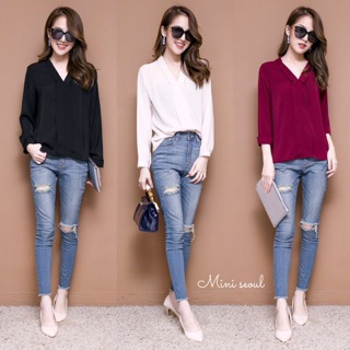 Simply V Blouse