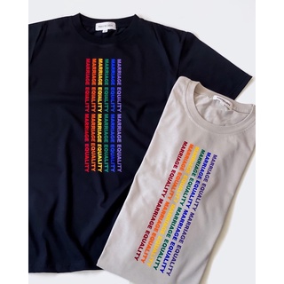 เสื้อยืดผ้าดีที่สุด ลาย MARRIAGE EQUALITY