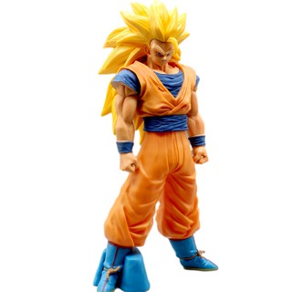 [ส่งฟรี] Model ดราก้อนบอล Dragonball Z ซูเปอร์ไซย่า 3 หงอคง โกคู วัสดุ PVC ขนาด สูง 30 Cm. งานรีแมค (ภาพถ่ายจากงานจริง)