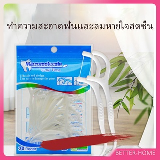 ไหมขัดฟันชั้นเยี่ยม แบบพกพา โพลีเมอร์ไหมขัดฟัน   Dental floss