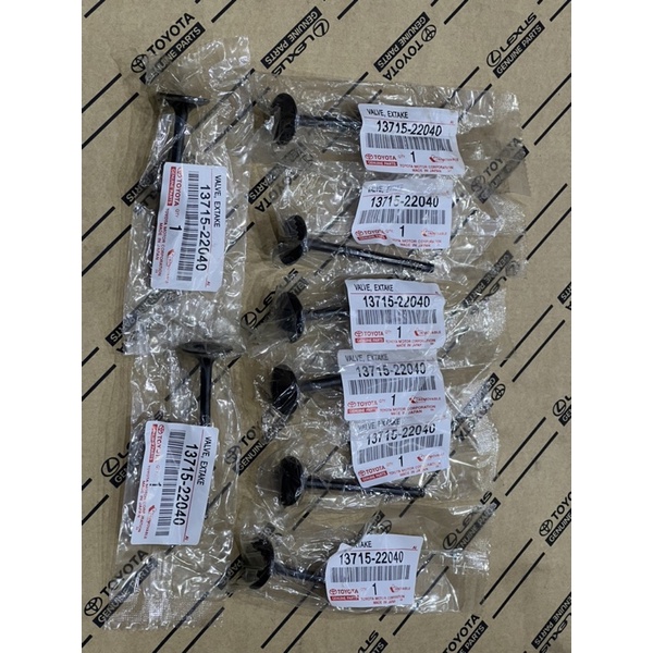 วาลว์ไอดี ไอเสีย ยางหมวกวาล์ว Toyota ALTIS ปี 2002-2012 เครื่อง 3ZZFE 1.6 ของแท้JAPAN ราคา ถูกที่สุด ดีลบีเคเค แกลเลอรีภาพที่ 6