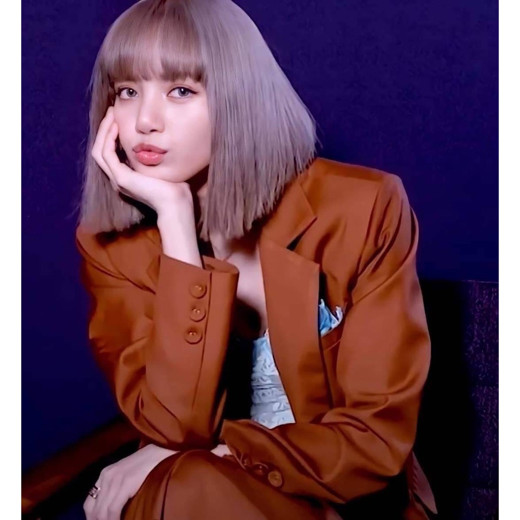 วิกผมlisa พร้อมส่ง วิกผม พรีเมี่ยม ผมตรง ประบ่า หน้าม้าซีทรู 35cm สไตล์ ...