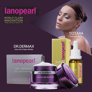 Lanopearl Totara Anti-Acne Serum  25mL + Lanopearl Dr. Dermax Cream Ultra Lift&amp;Relax Wrinkle 50ml.