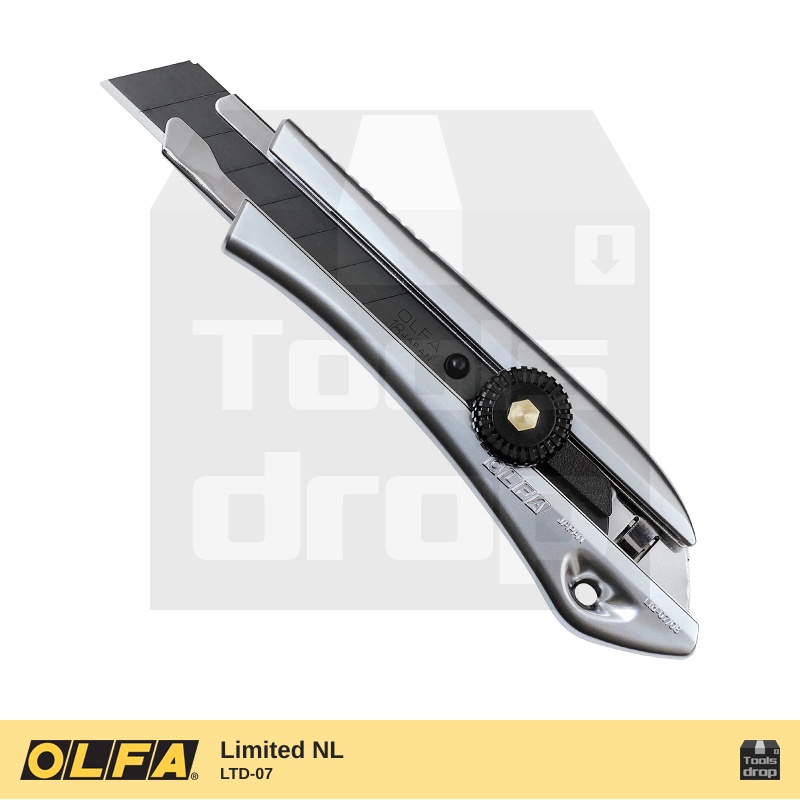 OLFA Limited Series NL ( LTD-07 ) : โอฟ่า มีด คัตเตอร์ เงิน OLFA Cutter  Limited of OLFA L7 LTD-L-LFB : Made in Japan | Shopee Thailand