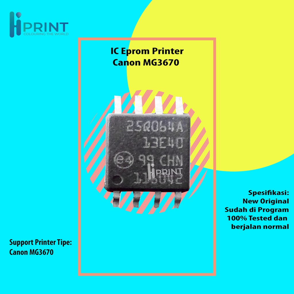 Ic Eprom Canon MG3670 IC รีเซ็ตเคาน์เตอร์เมนบอร์ดเครื่องพิมพ์ MG3670, Eeprom Resetter Board MG3670 ใ